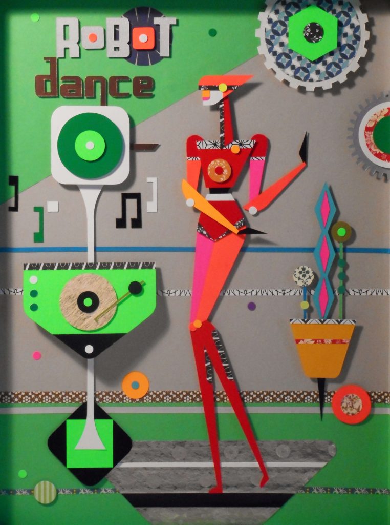 Robot Futurista Bailando